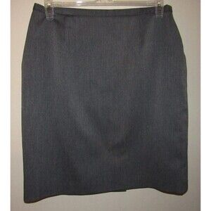 WOMENS HAWKSLEY & WIGHT Gray A Pencil SKIRT SIZE 16 Petite Lined Vintage 33x22
